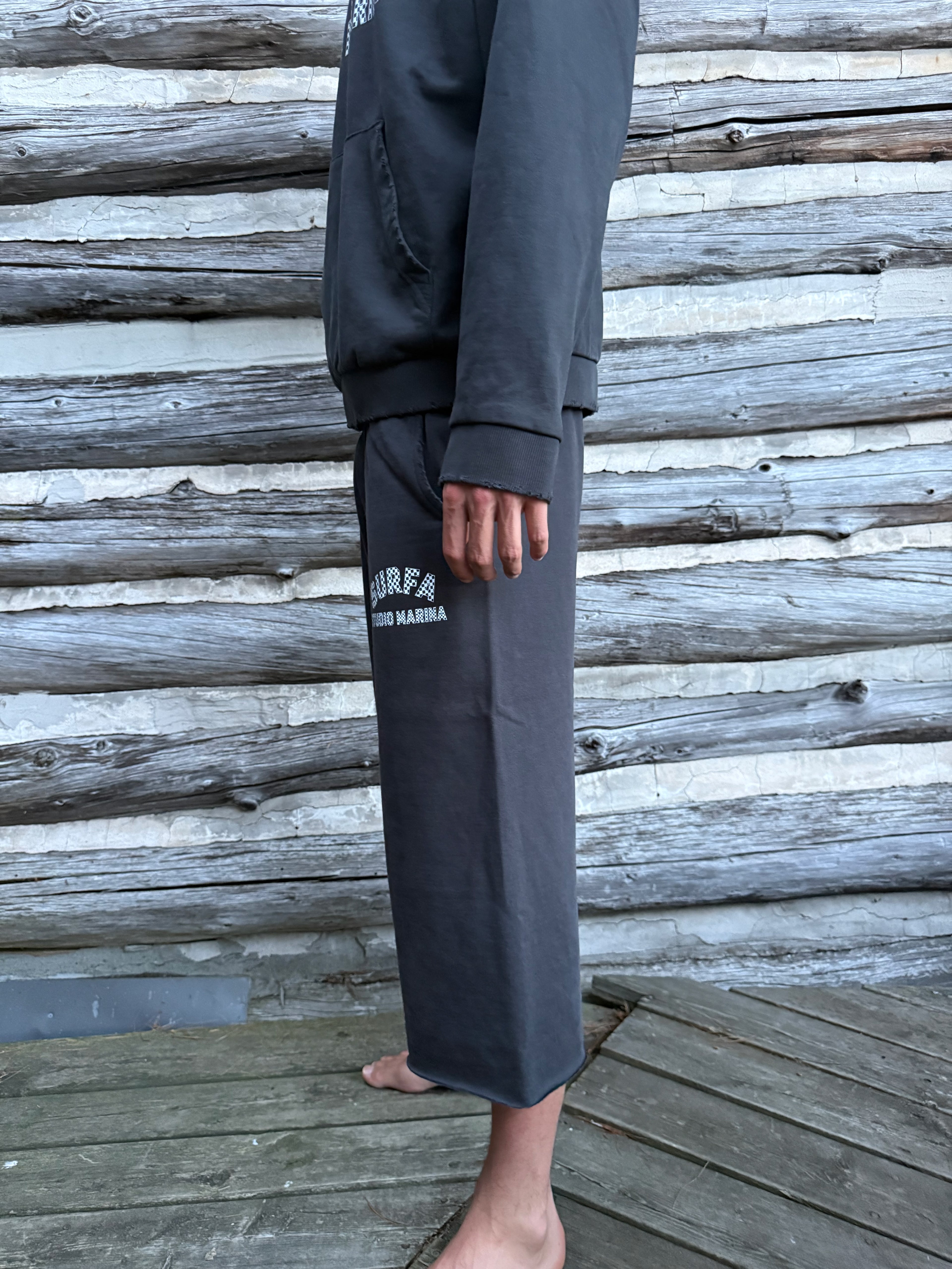 Checkerboard Chopped Sweats