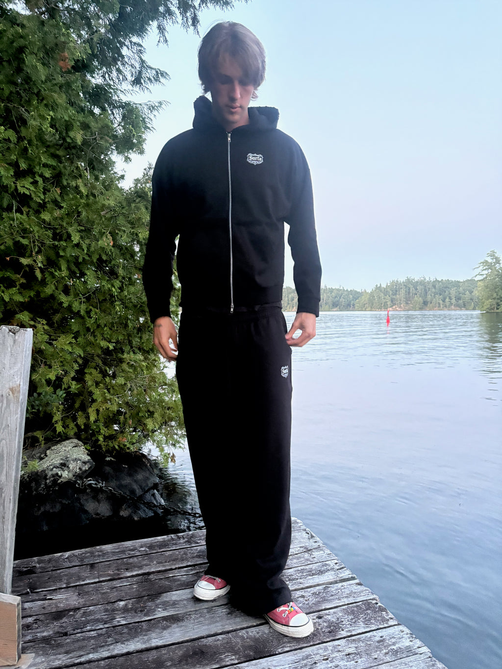 Crest Wide Leg Sweatpants
