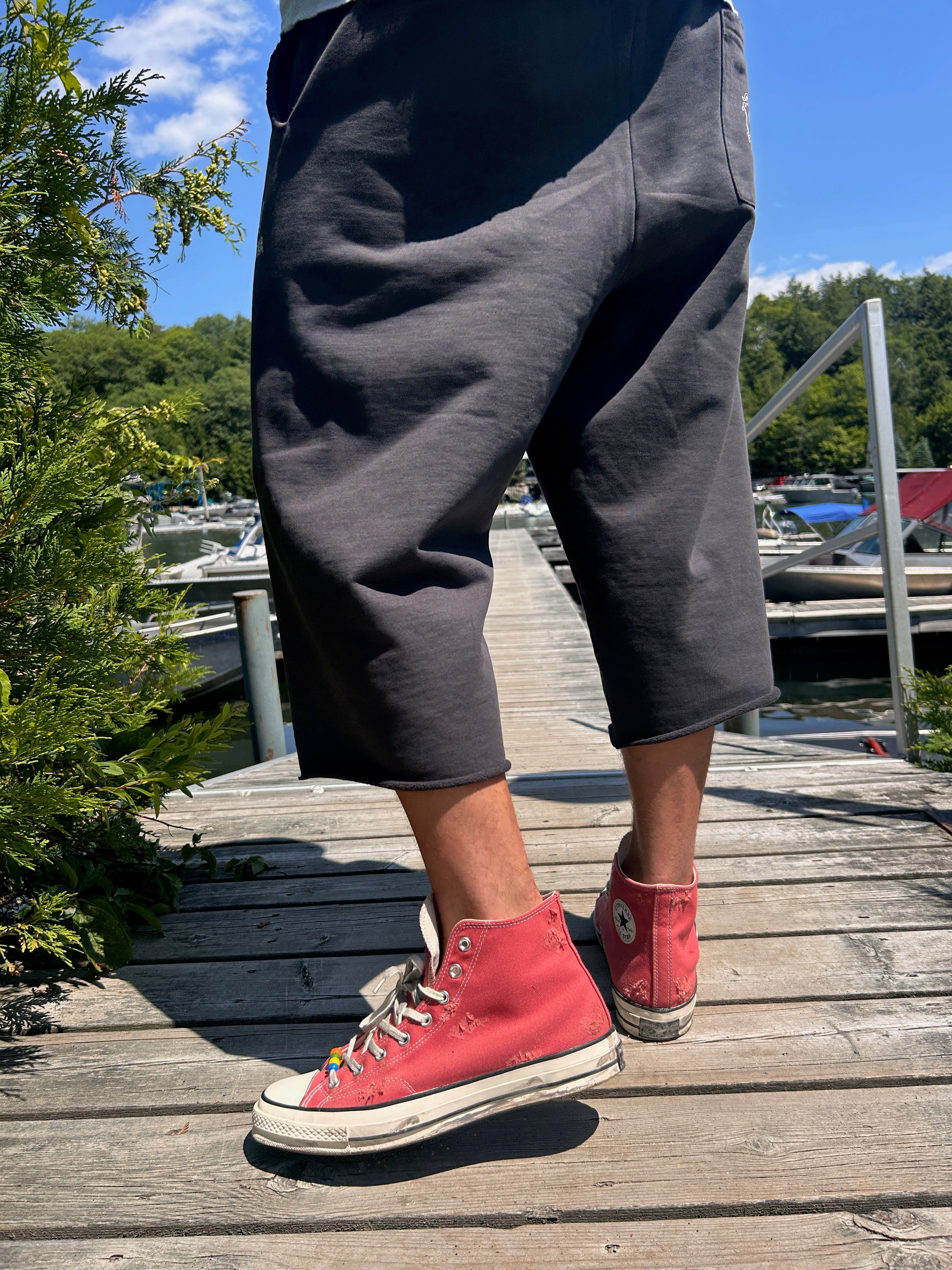Checkerboard Chopped Sweats